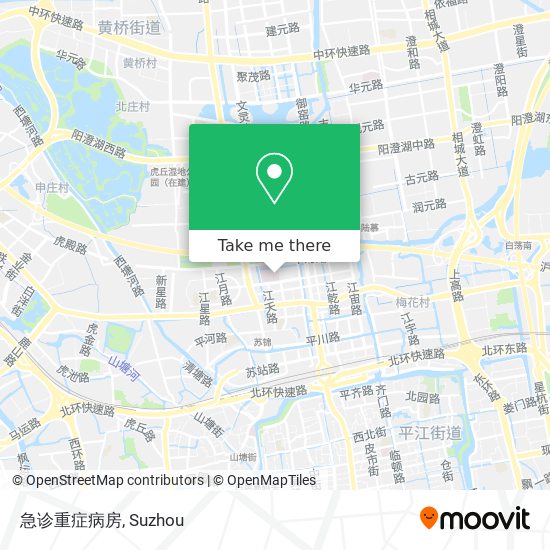 急诊重症病房 map