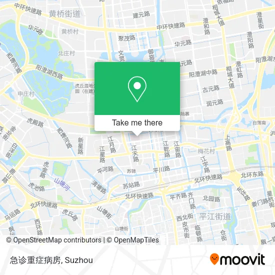 急诊重症病房 map