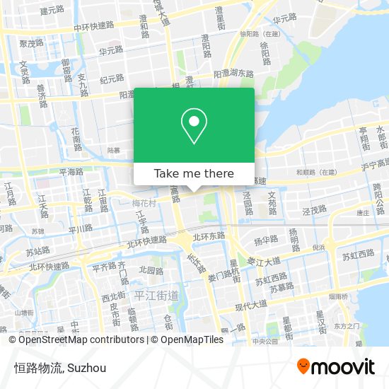 恒路物流 map