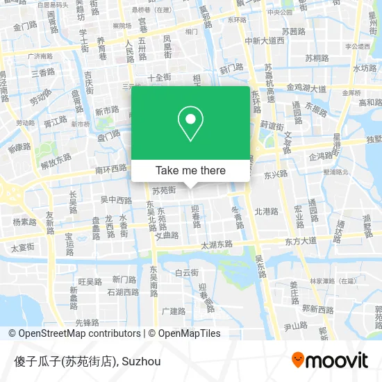 傻子瓜子(苏苑街店) map