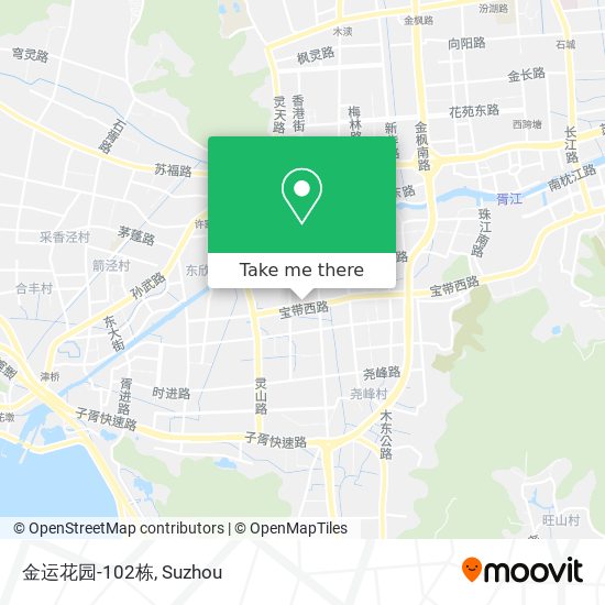 金运花园-102栋 map