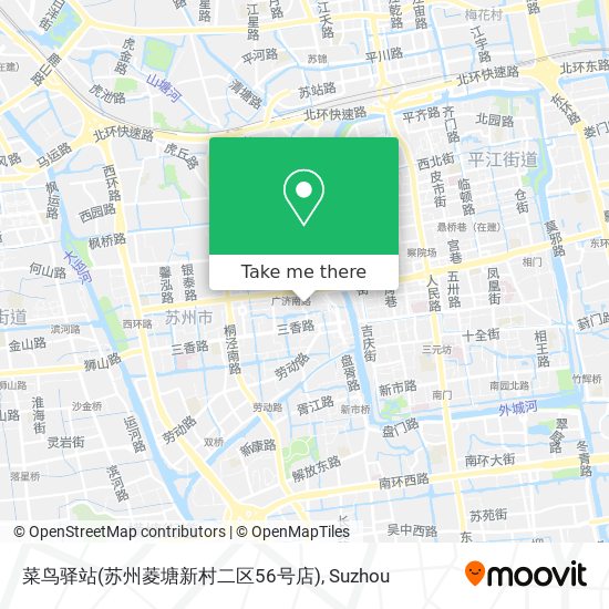 菜鸟驿站(苏州菱塘新村二区56号店) map