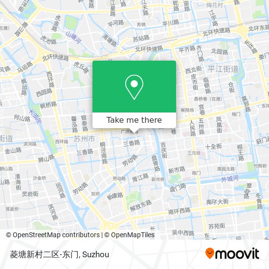 菱塘新村二区-东门 map