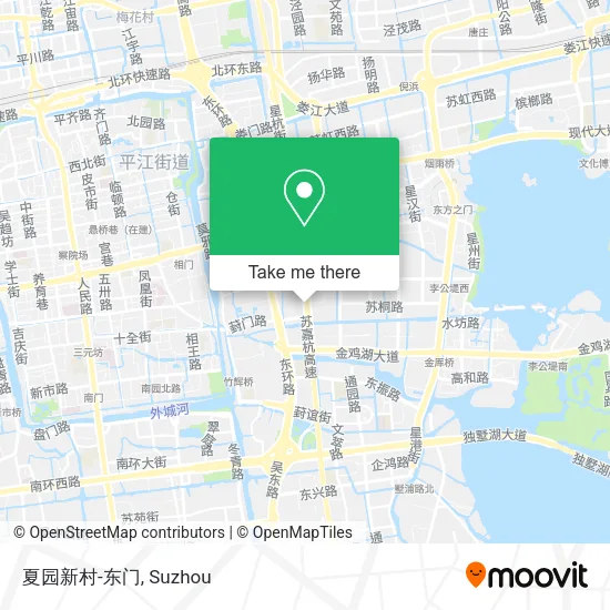 夏园新村-东门 map