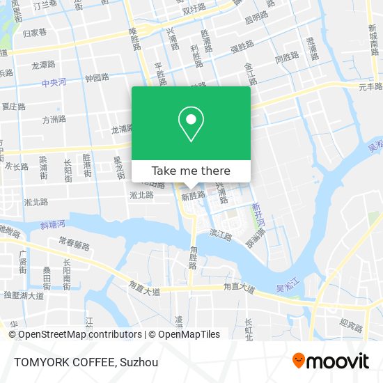 TOMYORK COFFEE map