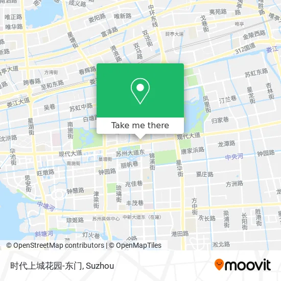 时代上城花园-东门 map