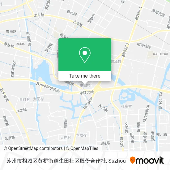 苏州市相城区黄桥街道生田社区股份合作社 map