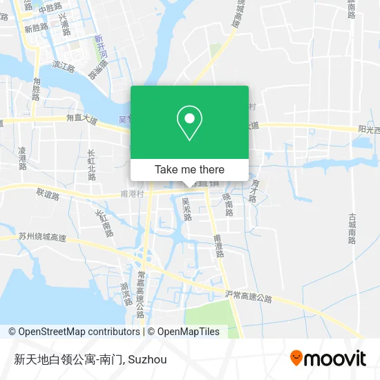 新天地白领公寓-南门 map