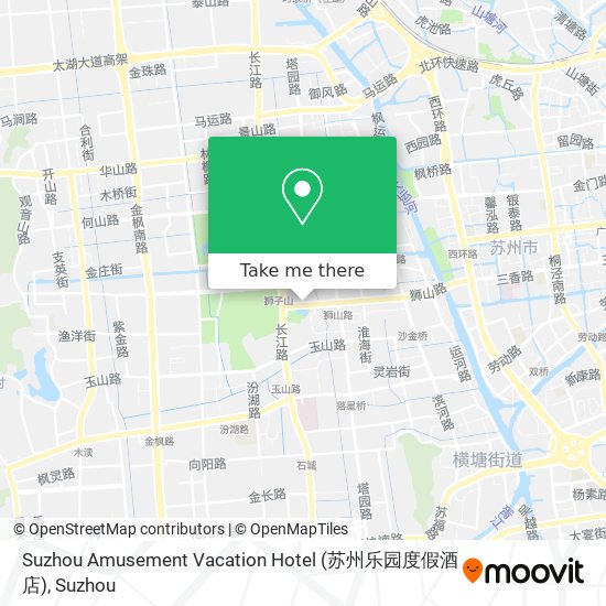 Suzhou Amusement Vacation Hotel (苏州乐园度假酒店) map