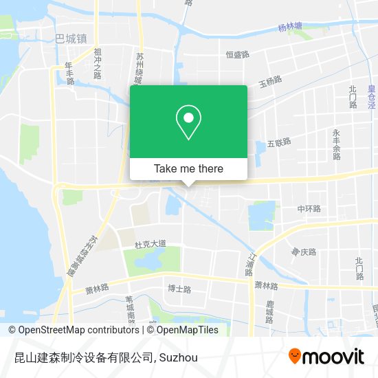昆山建森制冷设备有限公司 map