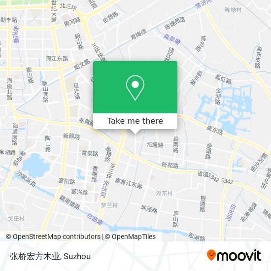 张桥宏方木业 map