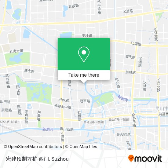 宏建预制方桩-西门 map