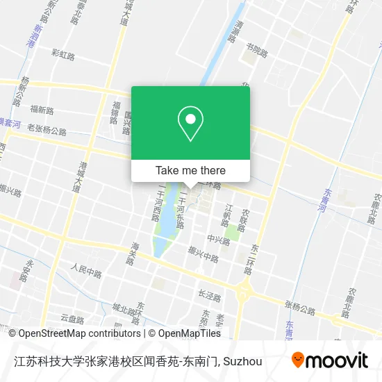江苏科技大学张家港校区闻香苑-东南门 map