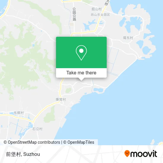 前堡村 map