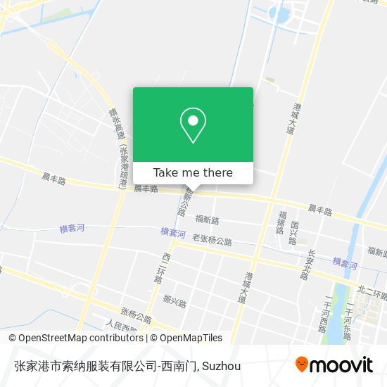 张家港市索纳服装有限公司-西南门 map