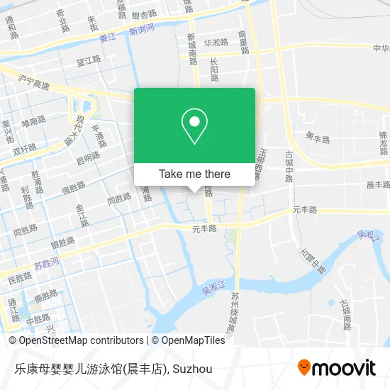 乐康母婴婴儿游泳馆(晨丰店) map