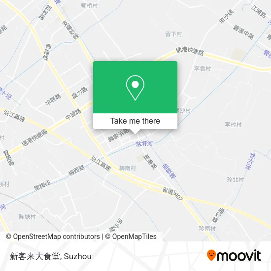 新客来大食堂 map