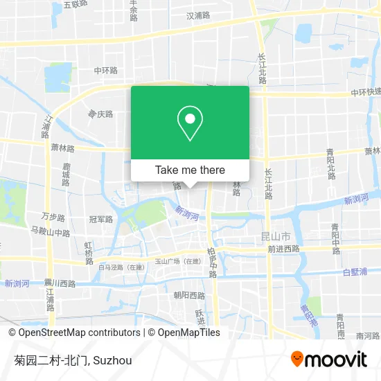 菊园二村-北门 map