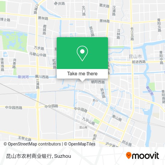 昆山市农村商业银行 map