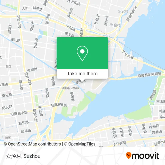 众泾村 map