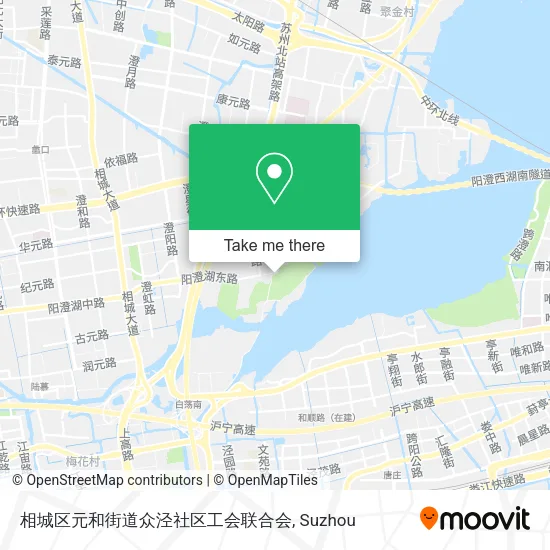 相城区元和街道众泾社区工会联合会 map