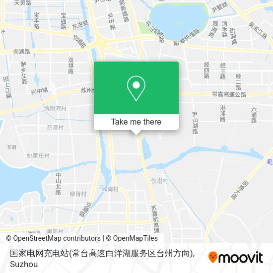 国家电网充电站(常台高速白洋湖服务区台州方向) map