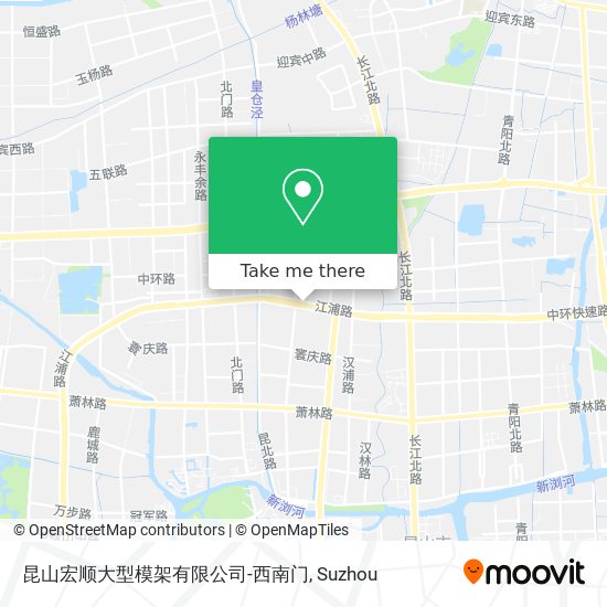 昆山宏顺大型模架有限公司-西南门 map