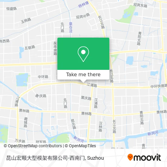 昆山宏顺大型模架有限公司-西南门 map