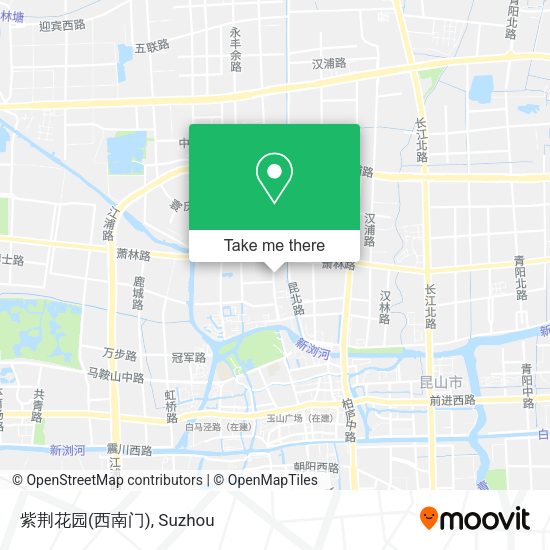 紫荆花园(西南门) map