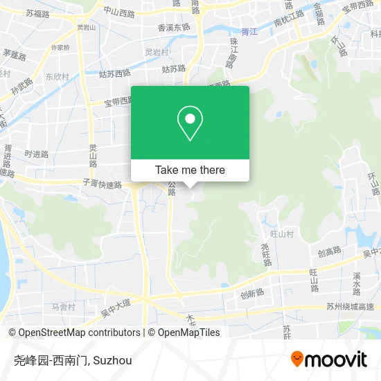 尧峰园-西南门 map