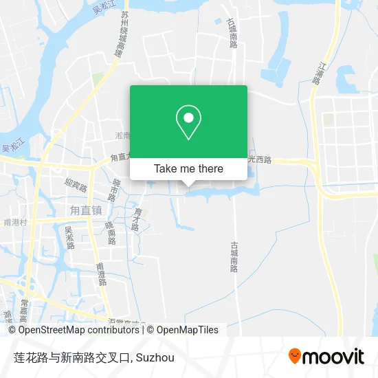 莲花路与新南路交叉口 map
