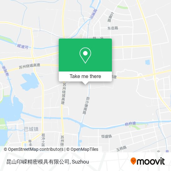 昆山印嵘精密模具有限公司 map