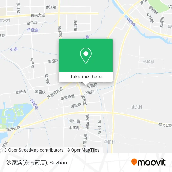沙家浜(东南药店) map