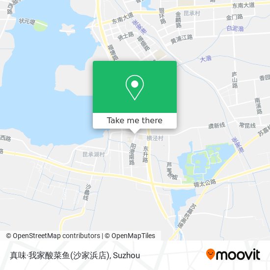 真味·我家酸菜鱼(沙家浜店) map