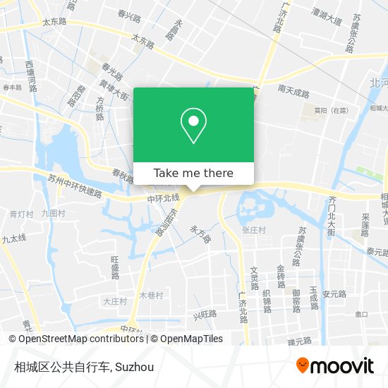 相城区公共自行车 map