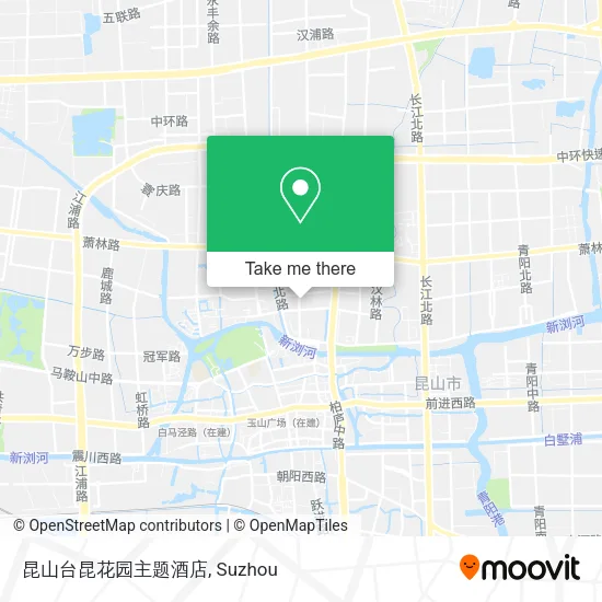 昆山台昆花园主题酒店 map