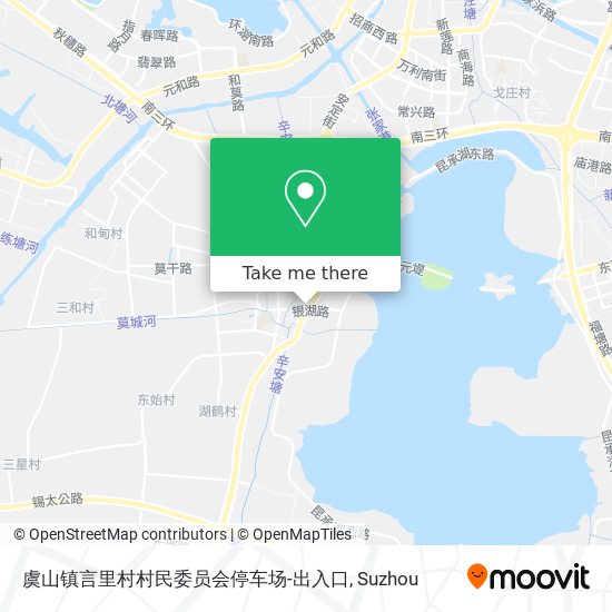 虞山镇言里村村民委员会停车场-出入口 map