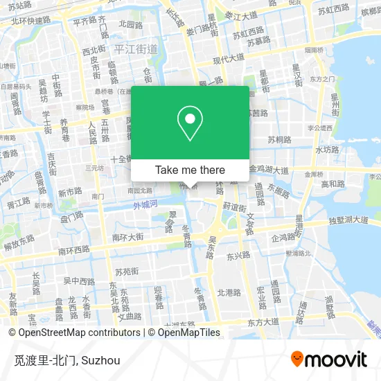觅渡里-北门 map