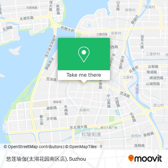 悠莲瑜伽(太湖花园南区店) map