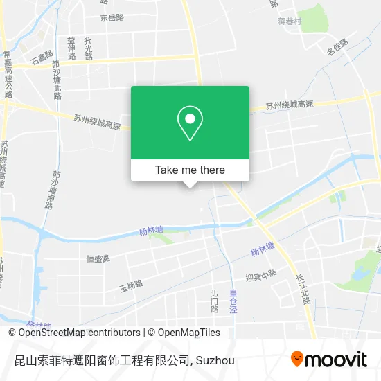 昆山索菲特遮阳窗饰工程有限公司 map