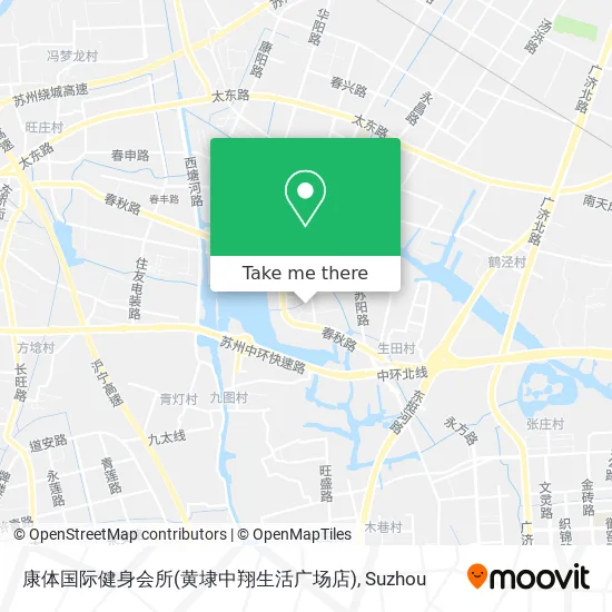 康体国际健身会所(黄埭中翔生活广场店) map