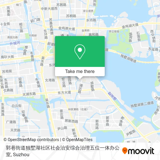 郭巷街道独墅湖社区社会治安综合治理五位一体办公室 map