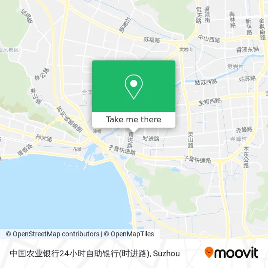 中国农业银行24小时自助银行(时进路) map