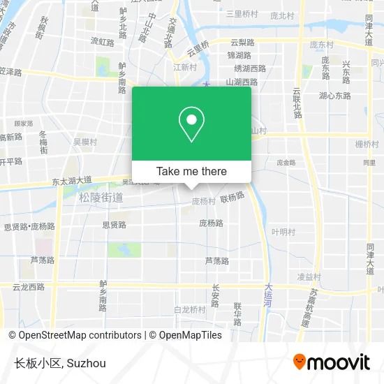 长板小区 map