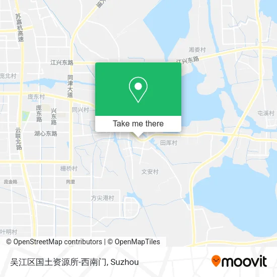 吴江区国土资源所-西南门 map