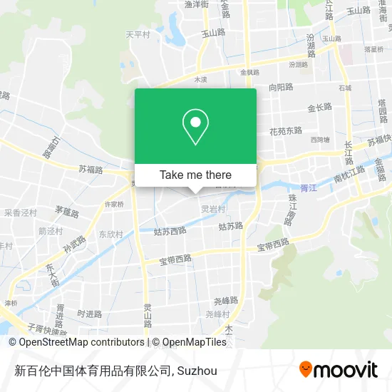 新百伦中国体育用品有限公司 map