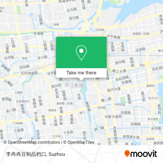 李冉冉豆制品档口 map