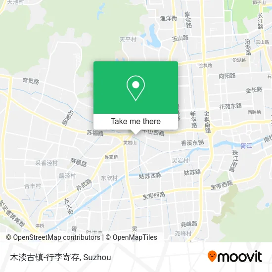 木渎古镇-行李寄存 map