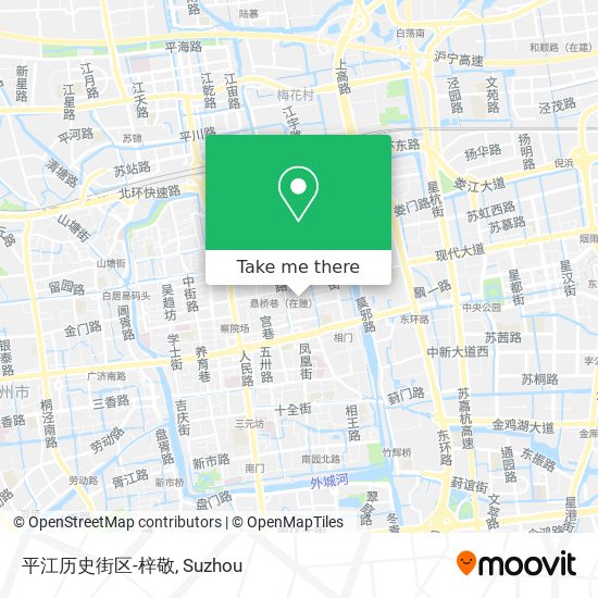 平江历史街区-梓敬 map