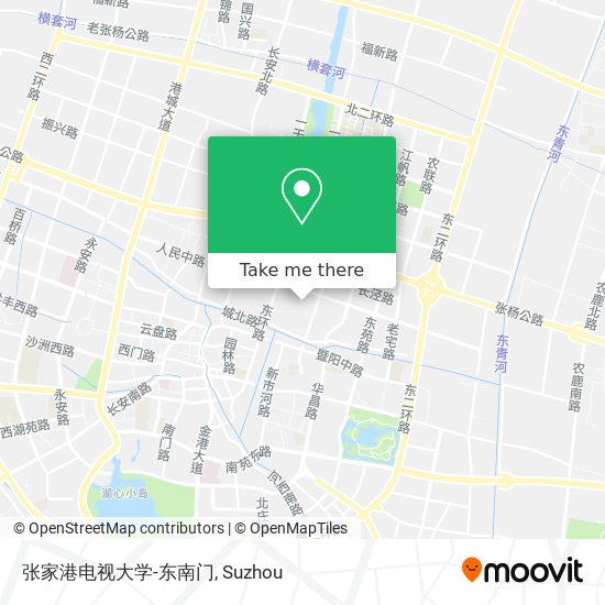 张家港电视大学-东南门 map